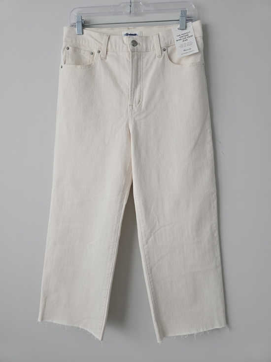 Madewell Denim - Madewell Perfect Vintage Wide Leg Cropped 29S Ecru White NWT